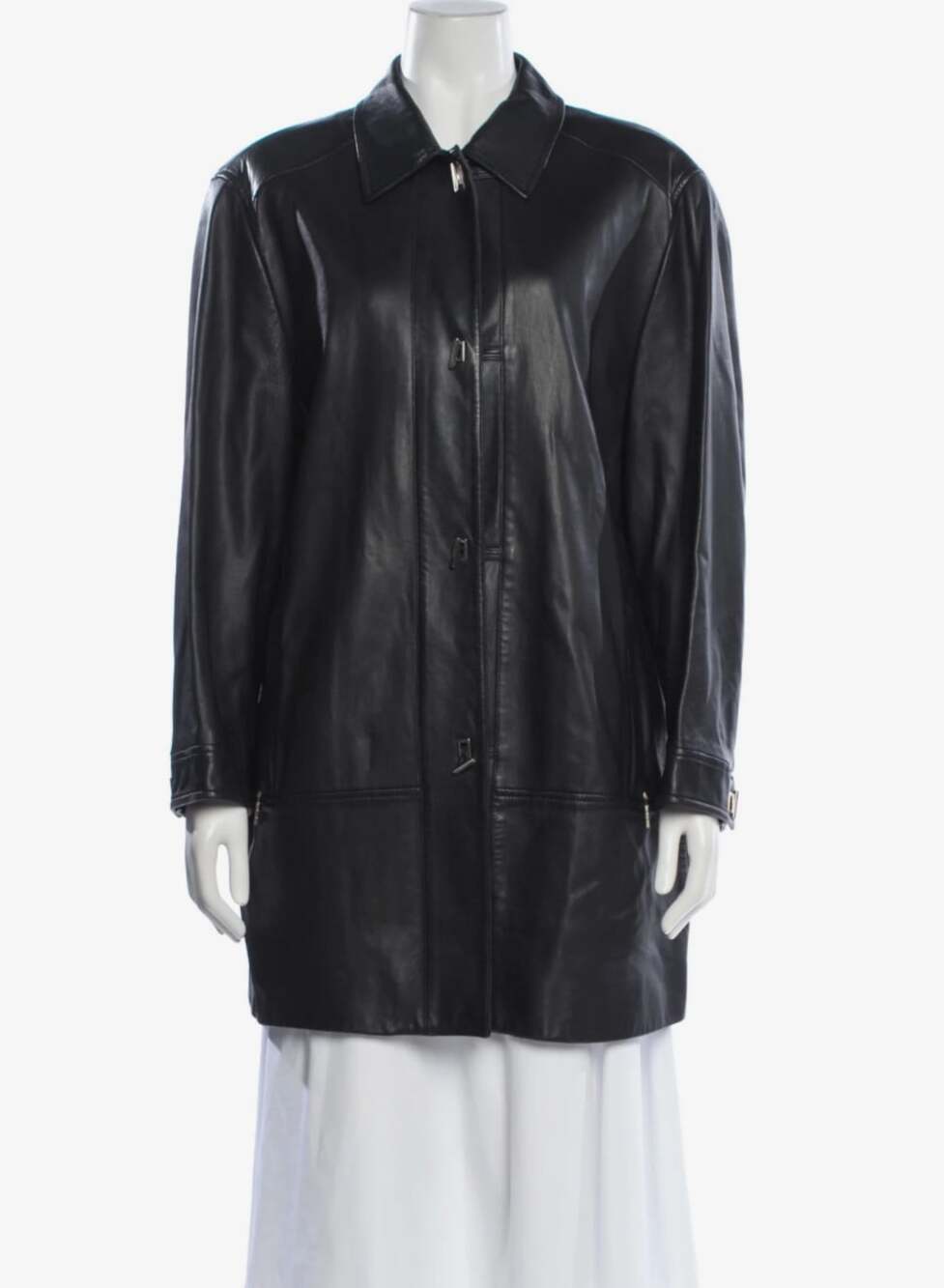 ESCADA Womens Lambskin Leather Jacket Coat Size 36 VINTAGE 80's-90's